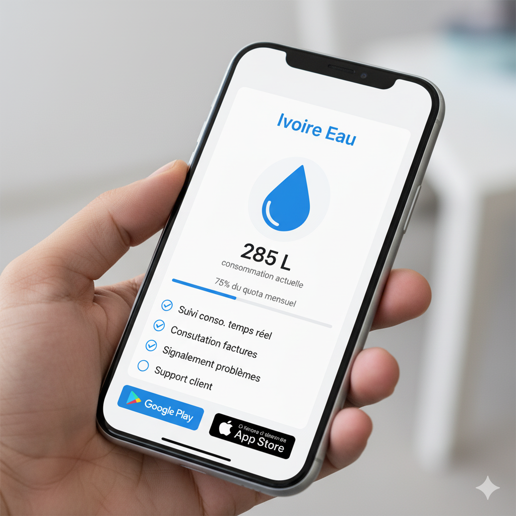 Application mobile Ivoire Eau